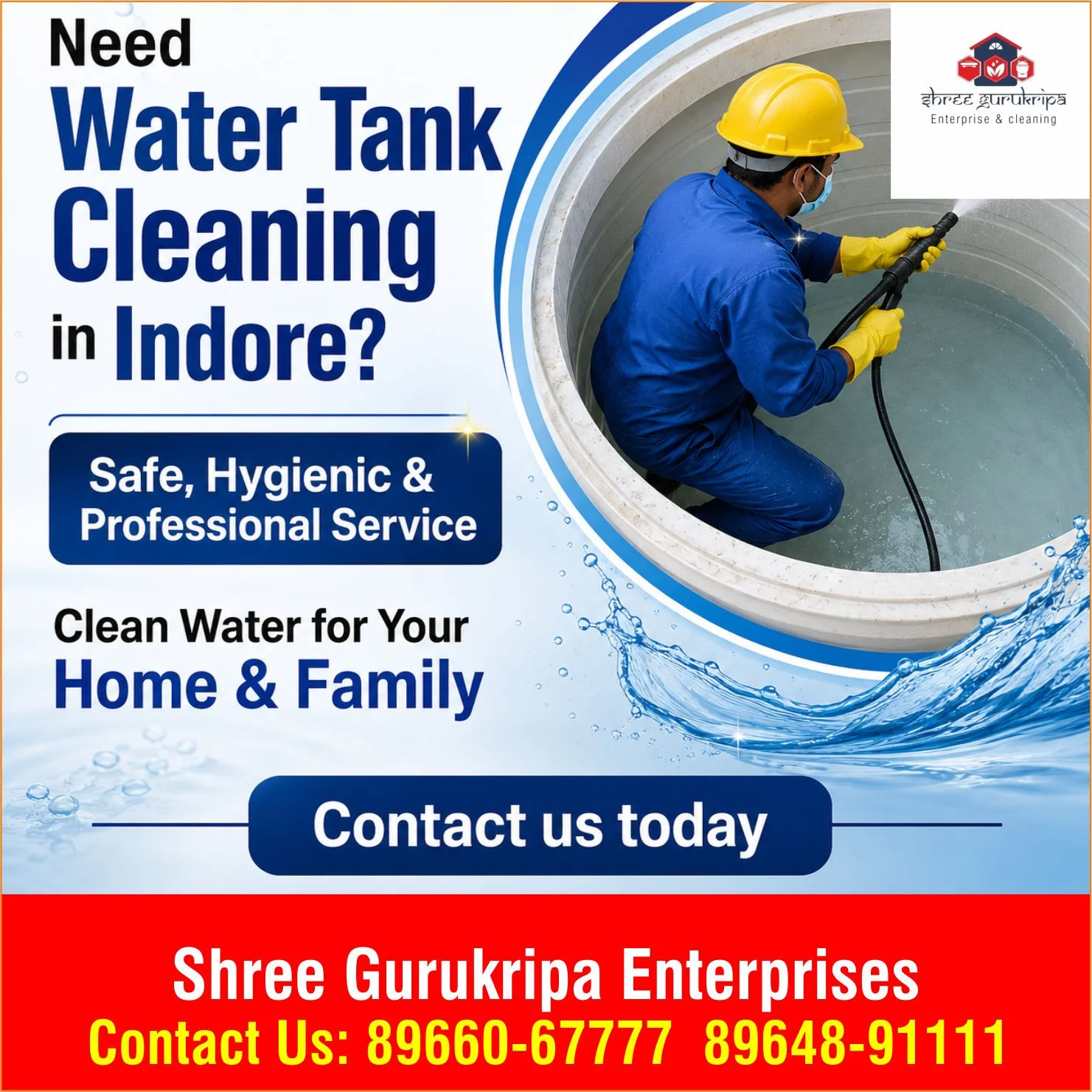 Water Tank Cleaning in Indore